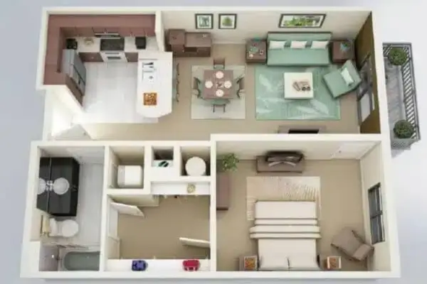 como organizar casa pequena sem gastar muito