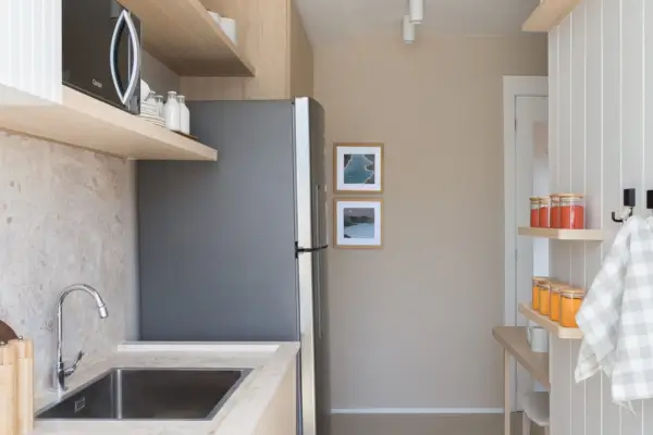 organização de cozinha pequena