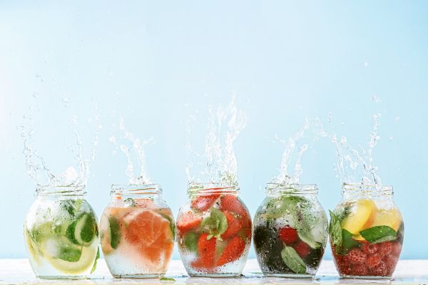 água detox que desincha