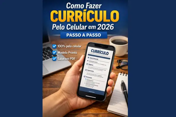 como fazer currículo pelo celular