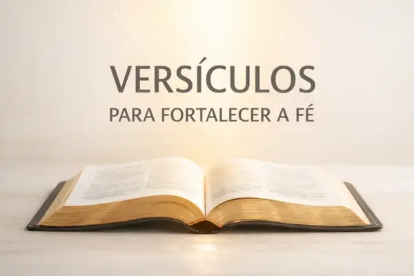 versículos para fortalecer a fé